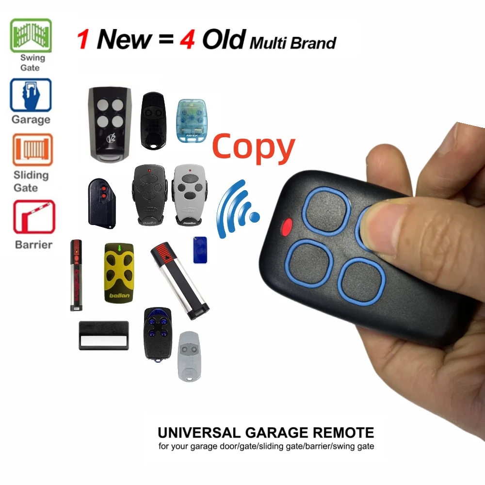 MultifrequencyRemoteControlSelfLearning868MHZDuplicatorForthe