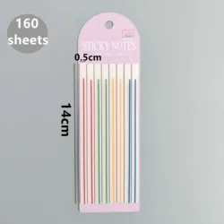 Transparent Sticky Notes for Reading & Annotation - 160 Sheets Self-Adhesive Note Pads (13)