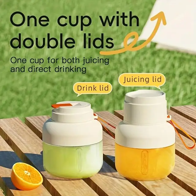 1pc Suitable for cross-border juicing ton cup large capacity portable multi-functional fruit and vegetable machine ton barrel 1
