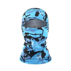 Unisex Camouflage Full Face Balaclava Mask (Camo blue 2)