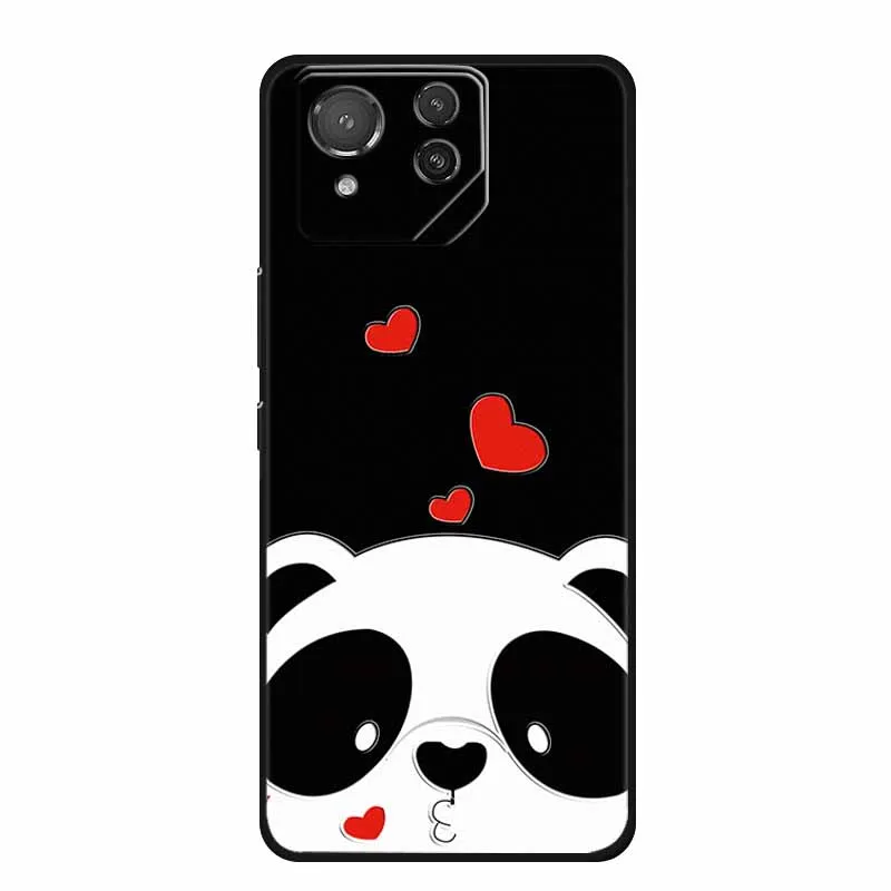 Premium 3D Embossed Black Silicone Soft Back Cover Case