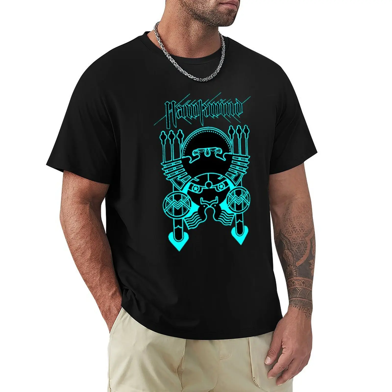 

hawkwind new logo color T-shirt for a boy vintage sports fans blacks mens graphic t-shirts pack