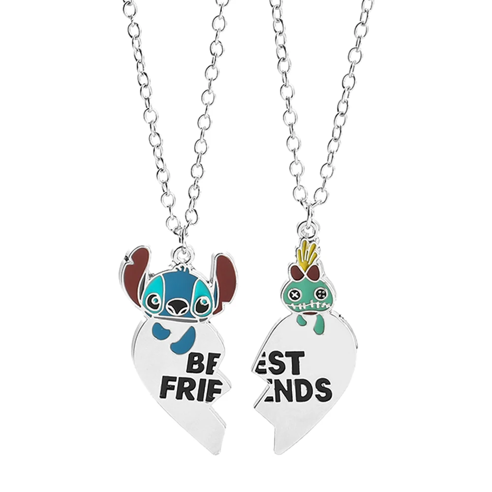 Couple Chain BFF Letter Best Friend Necklace Pendant Jewelry Gifts Kids  Jewelry | eBay