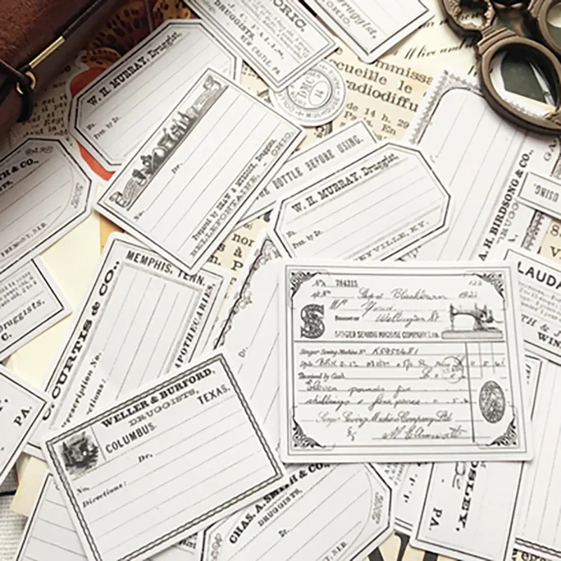 28Pcs Black White Vintage Stickers Junk Journal Ephemera Tim Holtz Style Memo Pad Label Aesthetic Sticker Scrapbooking Material cartoon stickers,decorative stickers,self adhesive stickers,custom stickers,stationery stickers,anime stickers,air blower vacuum,paper stickers,adhesive stickers,decorative labels stickers