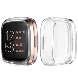 Waterproof TPU Screen Protector and Bumper Case - versa 3 (Transparent)