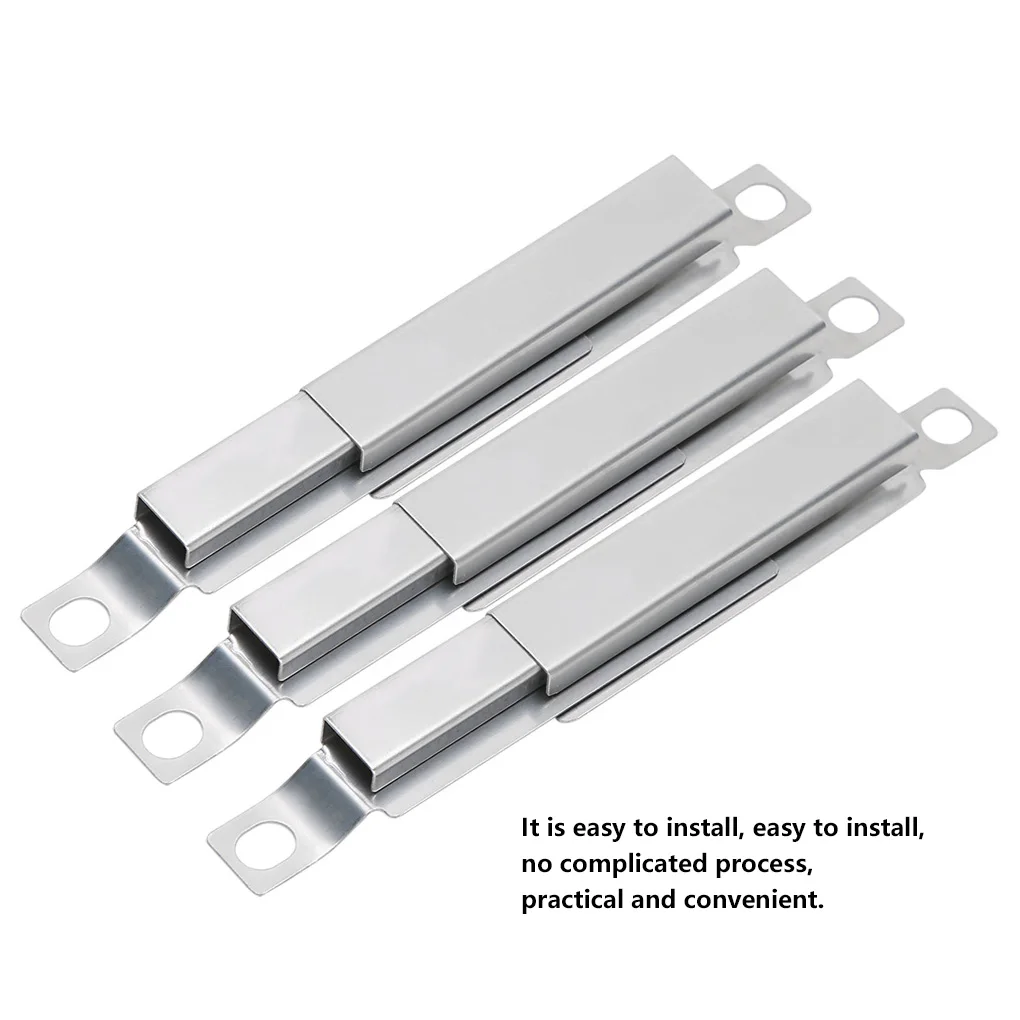Grill Tube Upgraded Fittings Rustproof Adjustable Crossover Pipe Barbecue Supplies