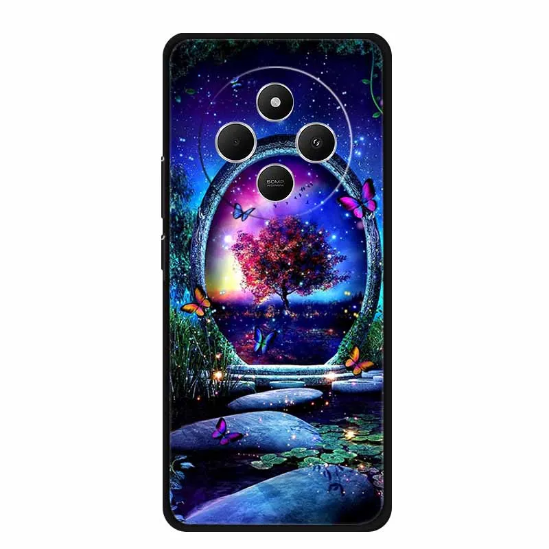 Sleek Black Silicone Shockproof Phone Case - Soft Protective Back Cover