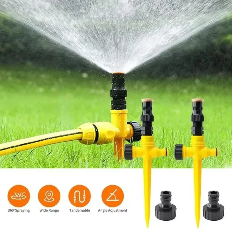 1pc Adjustable 360 Degree Sprinkler Automatic Lawn Irrigation Head in-ground Sprinkler Irrigation Device Garten Water