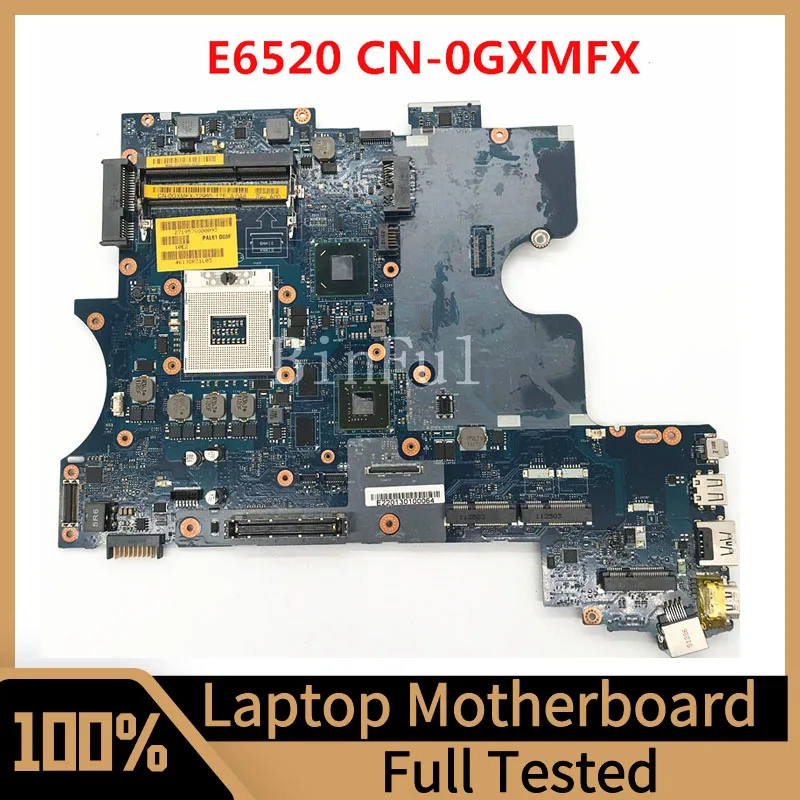 

Mainboard CN-0GXMFX 0GXMFX GXMFX For DELL Latitude E6520 Laptop Motherboard PAL61 LA-6563P DDR3 Notebook 100% Full Tested Good