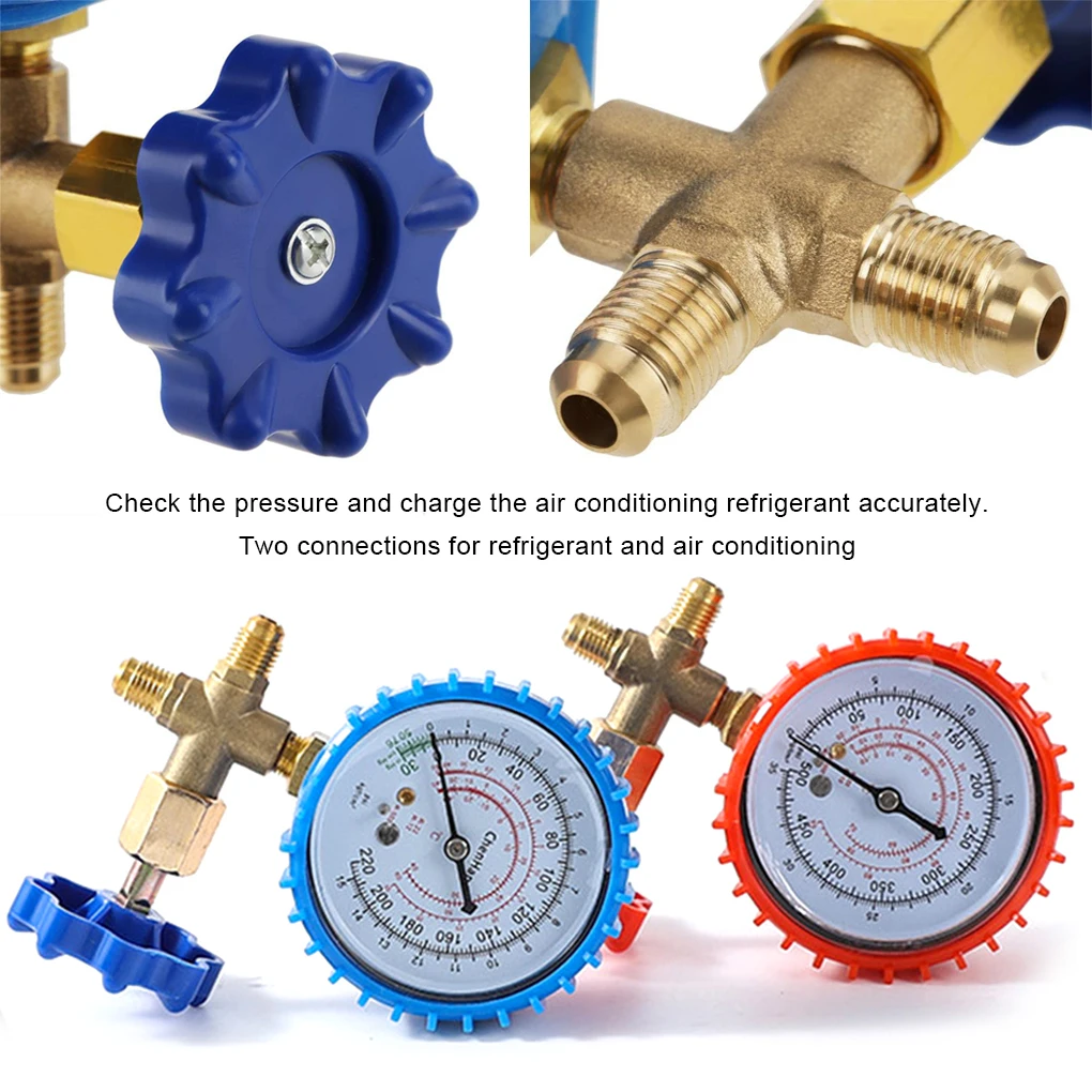 Sostituzione Del Misuratore Professionale Rimovibile Del Manometro Del Refrigerante Dell'Aria Condizionata Per R22A/R134A/R410 Ad Alta Pressione