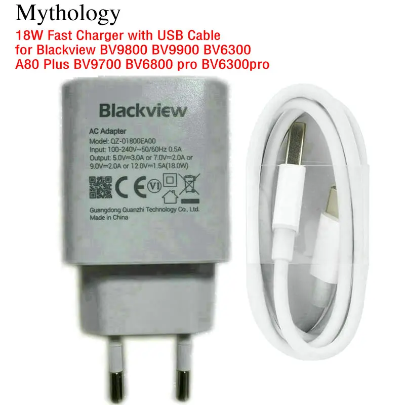  고속 충전기, 블랙뷰 BV9800 BV9900 BV6300 A80 플러스 BV9700 B..