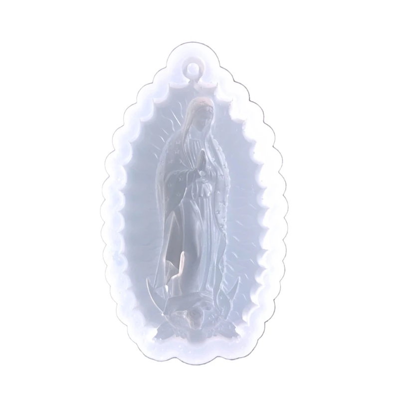 

N7MD Unique Catholic Holy Silicone Mold for Crafting Keychains and Decorative Items