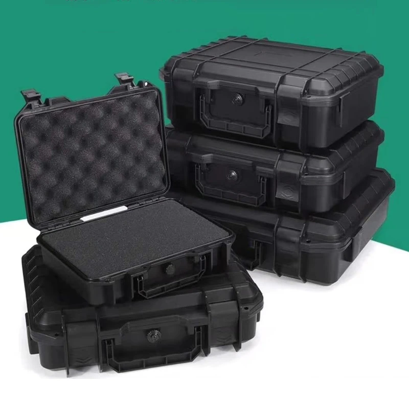 

Waterproof Hard Carry Case Bag Tool Kits with Sponge Hardware Toolbox Impact Resistant Storage Box Safety Protector Organizer