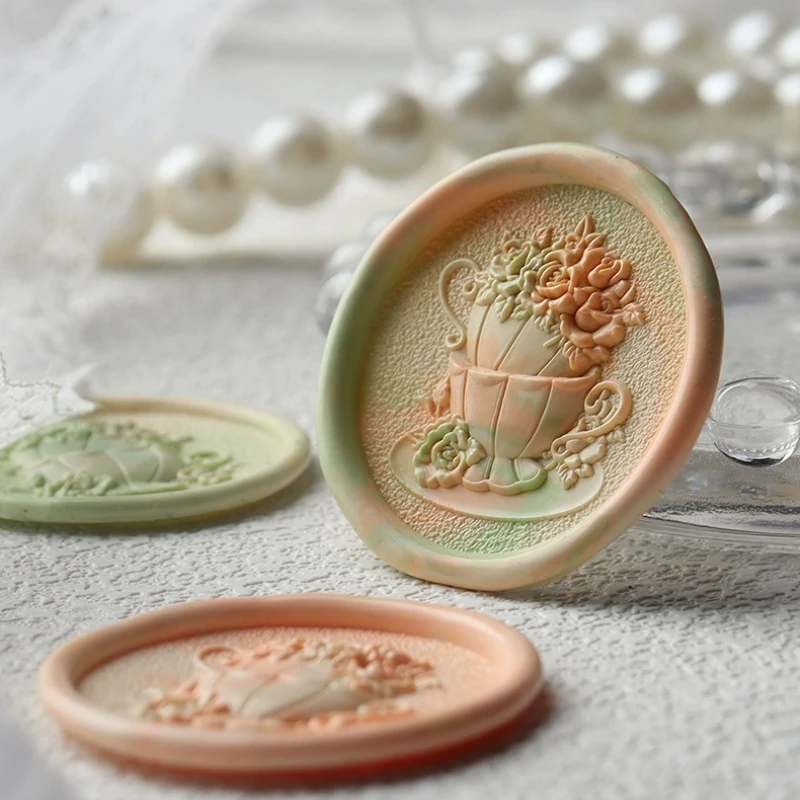 Brass Wax Seal for Afternoon Tea Envelope Decoration