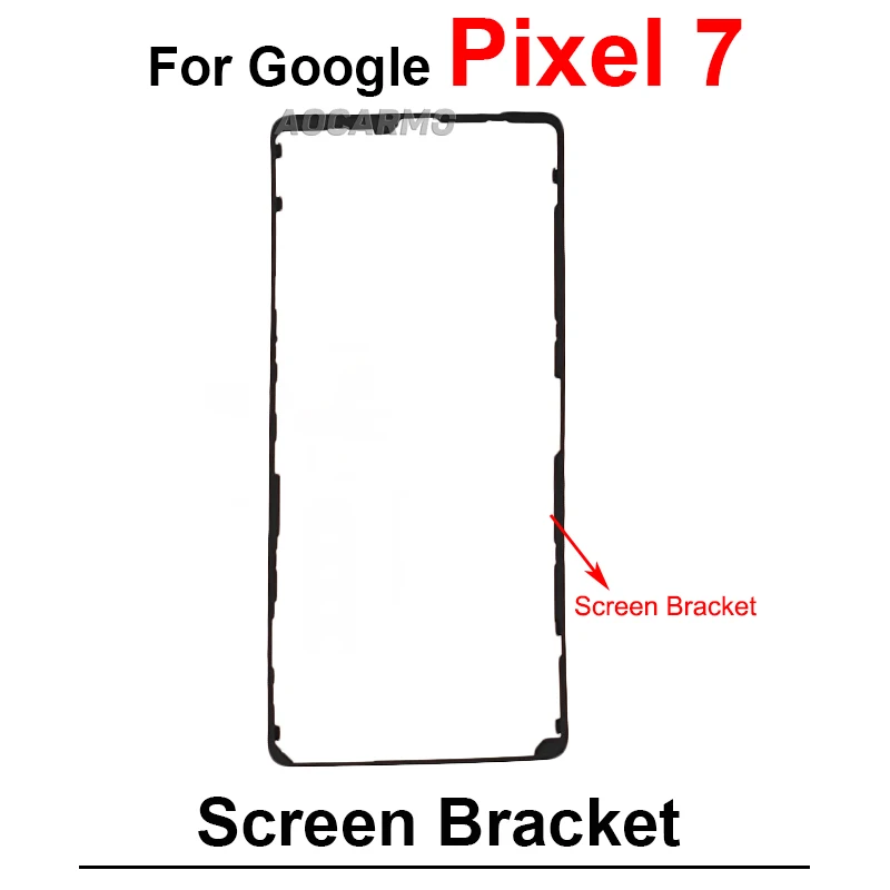 Google Pixel 8 8Pro 9Pro XL 7Pro 7 전면 스크린 스탠드 중간 베젤 프레임 LCD 디스플레이 브래킷 플라스틱 홀더 교체 부품