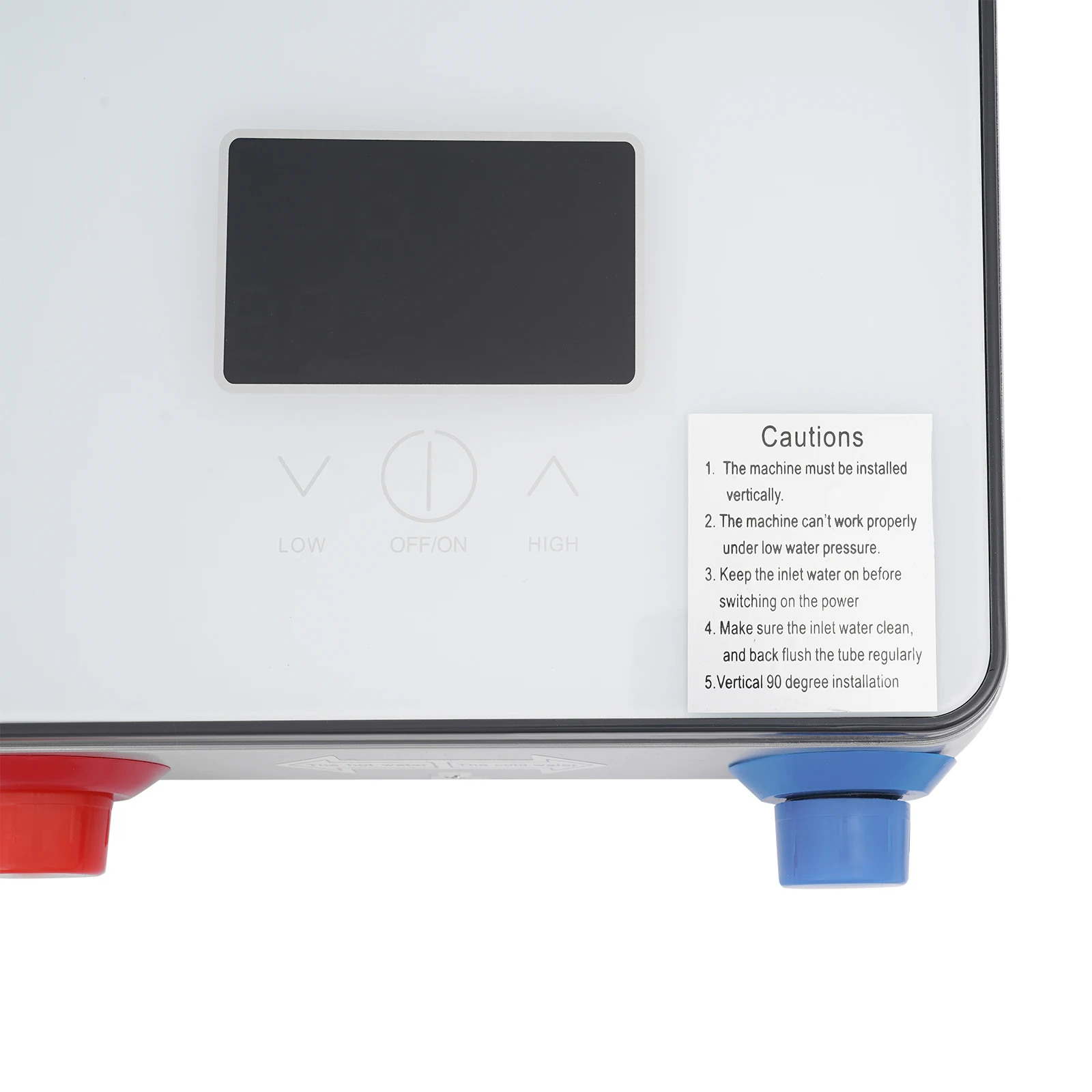 4500W 110V Water Heater Touch Screen Electric Water Heater Instantaneous Heater On Demand Bath Shower
