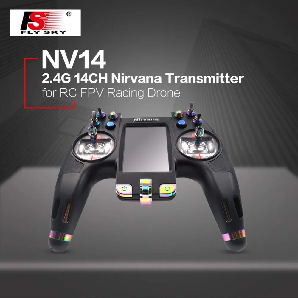 Flysky FS-NV14 Transmitter, 3 Sk7 NV14 2.4G 14CH Nirvana Transmitter for