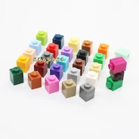100PCS MOC 3005 1x1 Bricks Building Blocks High-Tech Plate Board Assemble Educational Particle Idea Toys Children Birthday Gifts 1