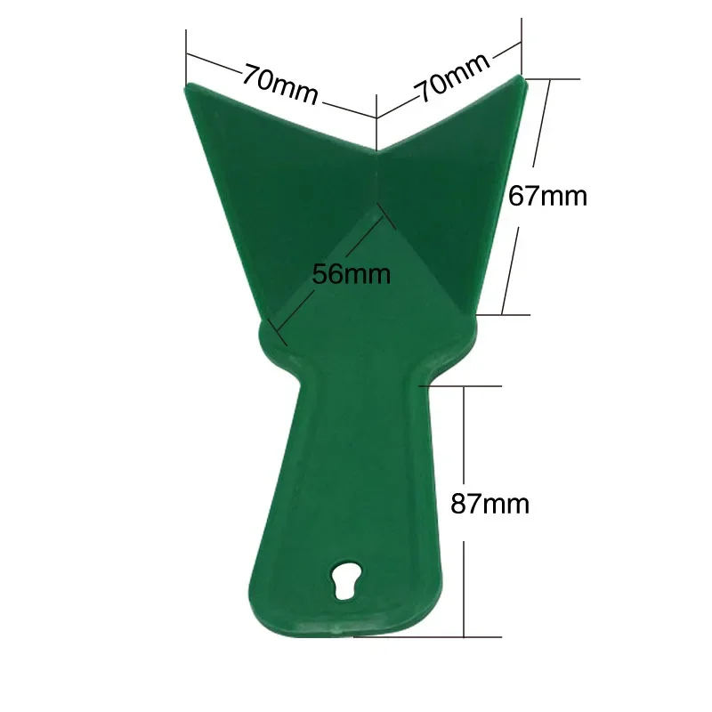 Plastic Drywall Corner Scraper Stucco Shovel Spatula Spade for Floor Wall Ceramic Tile Grout Construction Tools 4/3/2/1pcs drywall corner scraper
