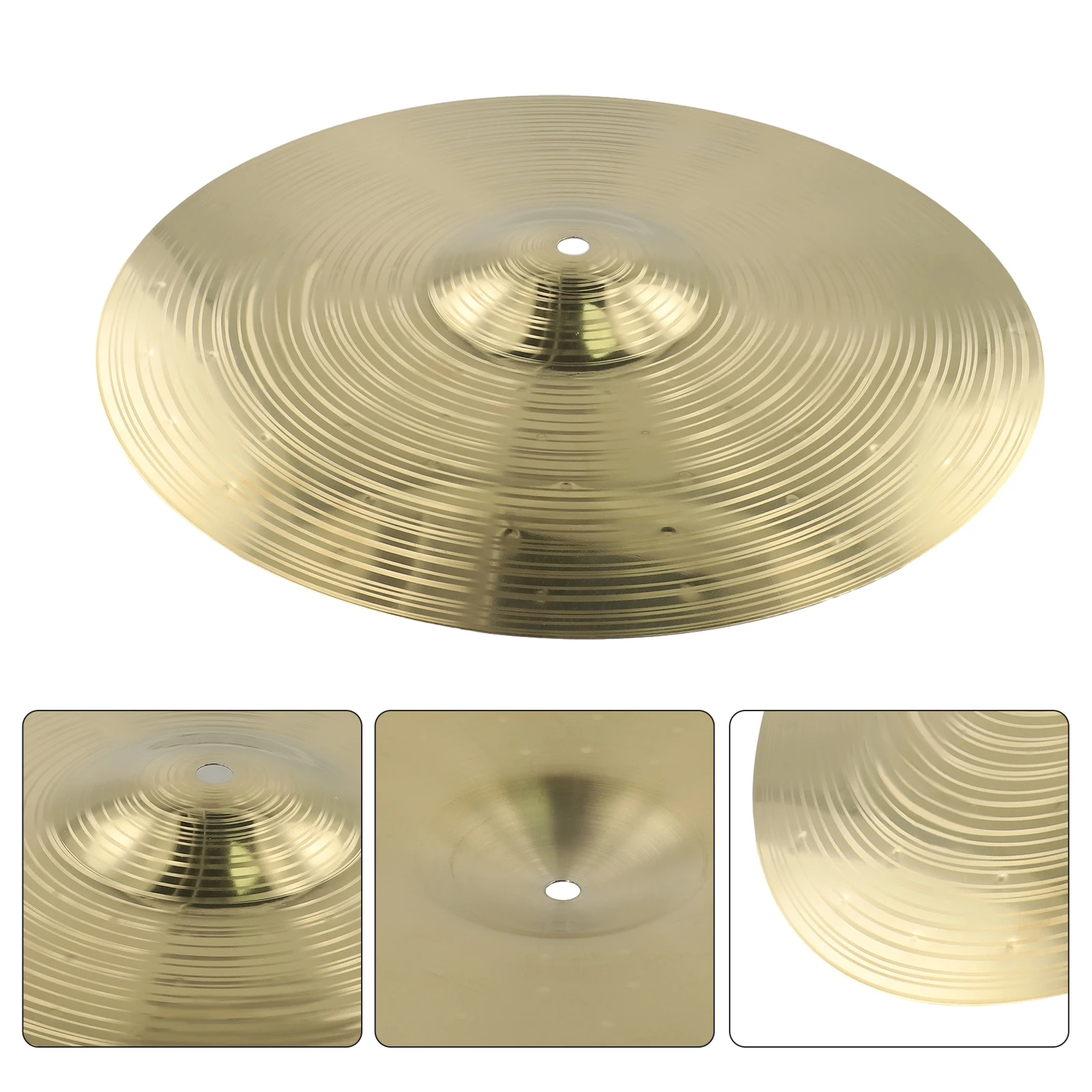 

14''// 16''// Brass Drum Brass Cymbals Percussion Splash Crash Hi-Hat Jazz Drum Cymbal Musical Instrument Parts Drum Set Cymbal