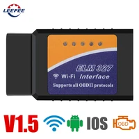 OBD2 Scanner Car Fault Code Reader Auto Diagnostic Scan Tool Car Accessories ELM327 WIFI V1.5 1PC OBDII Adapter For IOS Android 1