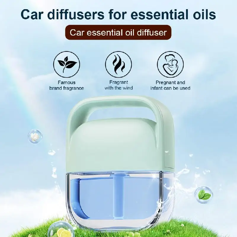 Auto Air Freshener Exhaust Clamp Essential Oil Auto Oil Disperser Disperser Perfume Essential Stick