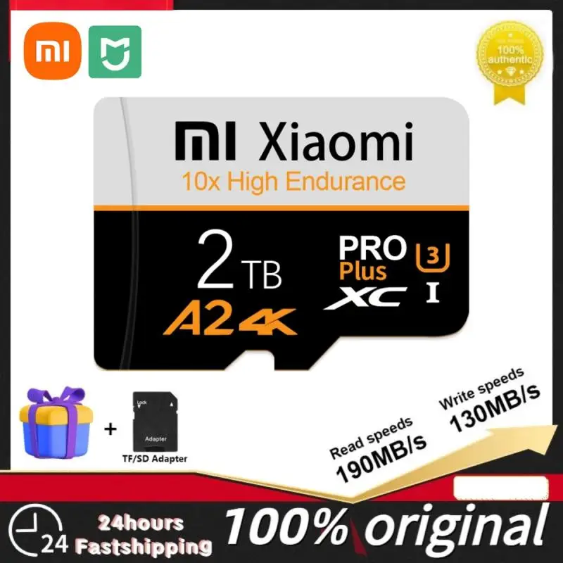Xiaomi Mijia 2Tb Sd Memory Card 128Gb 512Gb Micro Tf Sd Card 64Gb 256Gb 1Tb Sd/Tf Flash Memory Card 1Tb Per Telefono/Fotocamera/Ps4