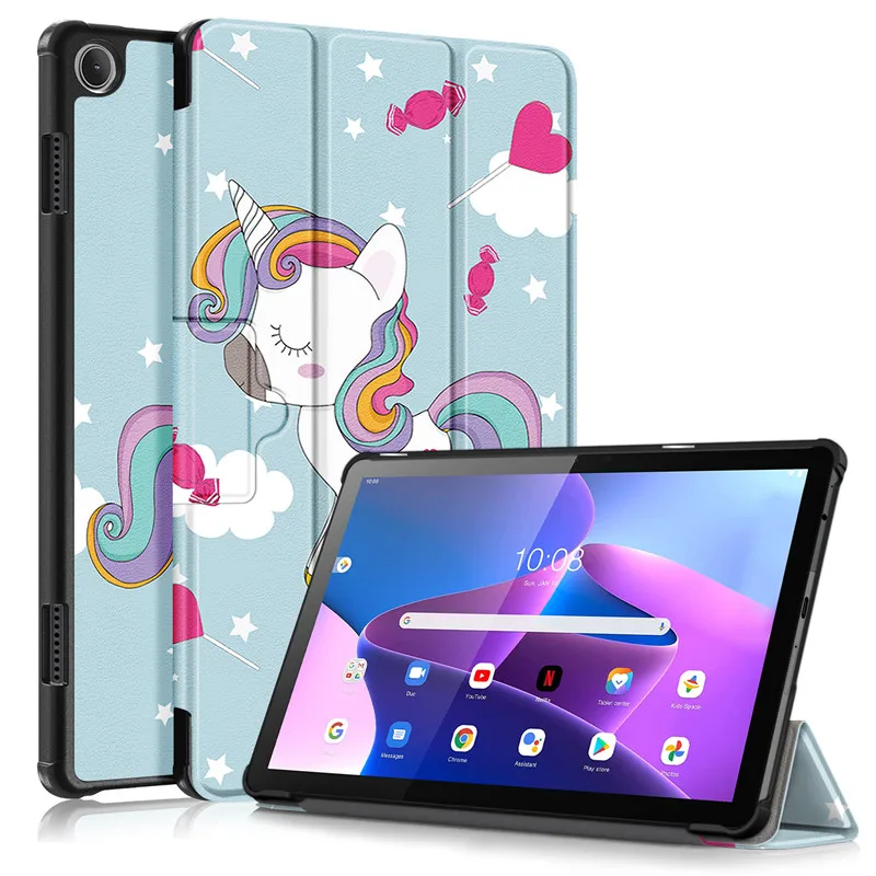 10.1 polegada flip suporte magnético capa inteligente