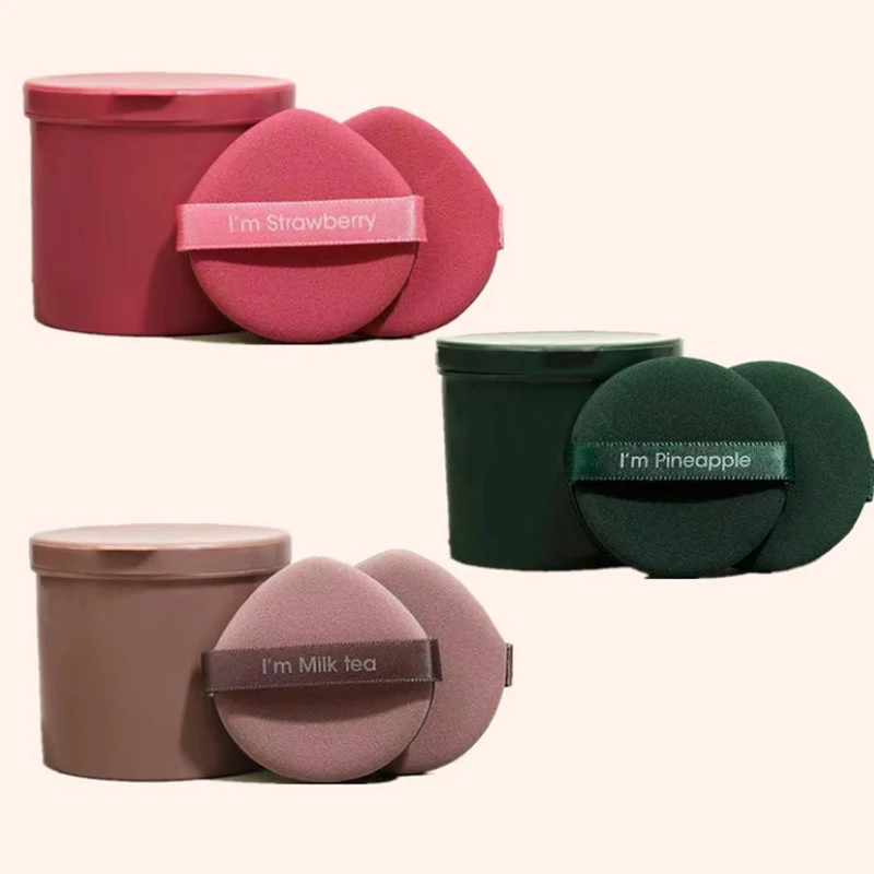 7pcs 화장품 퍼프 세트 더블 사이드 쿠션 퍼프 라운드 습식 건식 쿠션 스폰지 메이크업 스폰지 뷰티 메이크업 파우더 도구