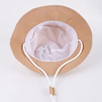 جديد بنما الصيف الطفل قبعة الشمس سريعة الجافة الأنشطة في الهواء الطلق قبعة ل 2-5Y الفتيان والفتيات الشاطئ الأشعة فوق البنفسجية حماية قبعة الاطفال قبعة بحافة 6