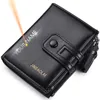 2024 Men Wallets Short PU Leather Double Zipper Hasp Men Purses Card Holder Coin Pocket Vintage High Quality Brand Men Wallets 1