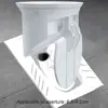 Prevent Sewage Overflow Smelly Bathroom Drains Deodorization Plastic Protection Drain White Detachable Sealing Ring 3