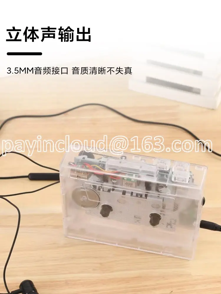 Lecteur de musique portable Bluetooth en plastique, adaptateur Cassette,  stéréo personnel, Radio FM, convertisseur avec Auto-régénération -  AliExpress