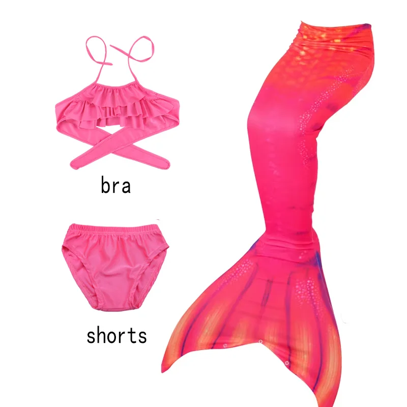 Mermaid Costume Girls Mermaid Swimsuit Kids Mermaid Tail for Swimming Soft Comfortable Elastic Easy to Put on Take off