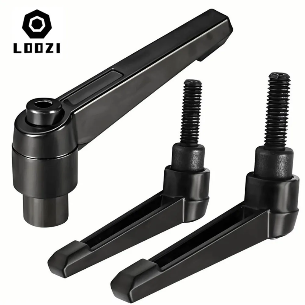 1pcs สกรูจับ Bolt M4 M5 M6 M8 M10 M12 M16 Clamping LEVER เครื่องจักรปรับ Handle ล็อคภายนอกด้ายชาย KNOB 1
