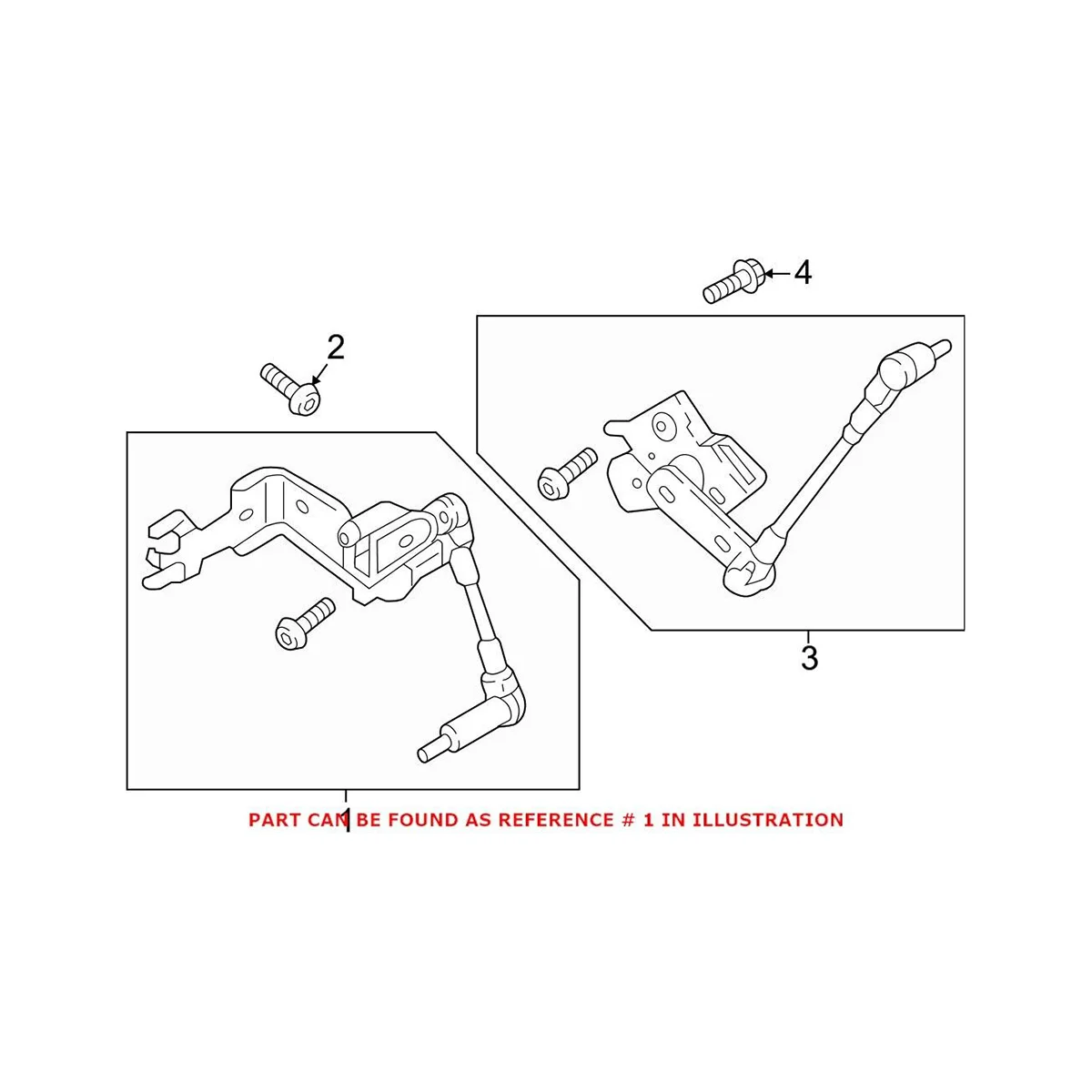 

8W0941309E Rear Left Body Height Headlight Level Sensor for Audi A4 A5 RS5 S4 S5 Avant 2016-2023 4M0907803 8W0 941 309 C