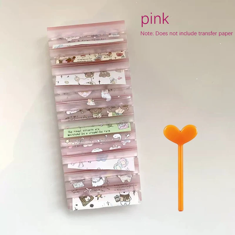 3pcs 네일 포일 그라디언트 전사 포일 보관 상자 포일 스티커 보관용 휴대용 다채로운 디스플레이 스탠드 홈 살롱용