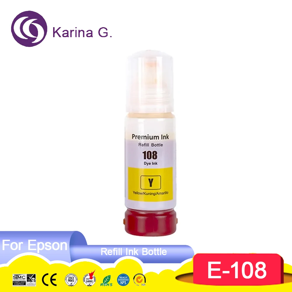 108 T09C1 T09C C13T09C14A Premium Compatible Color Bulk Water Based Bottle Refil