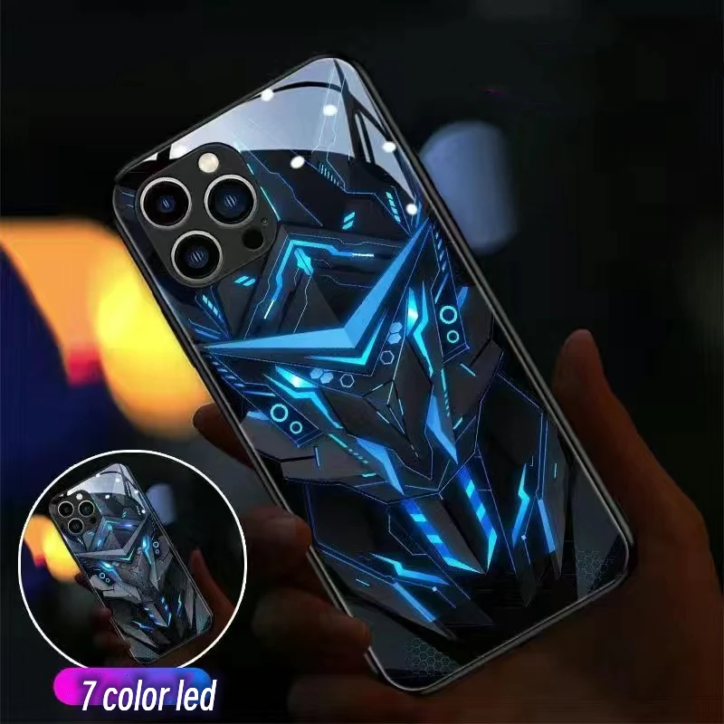 Luxury Circuit LED Light-Up Flash Phone Case with Smart Control