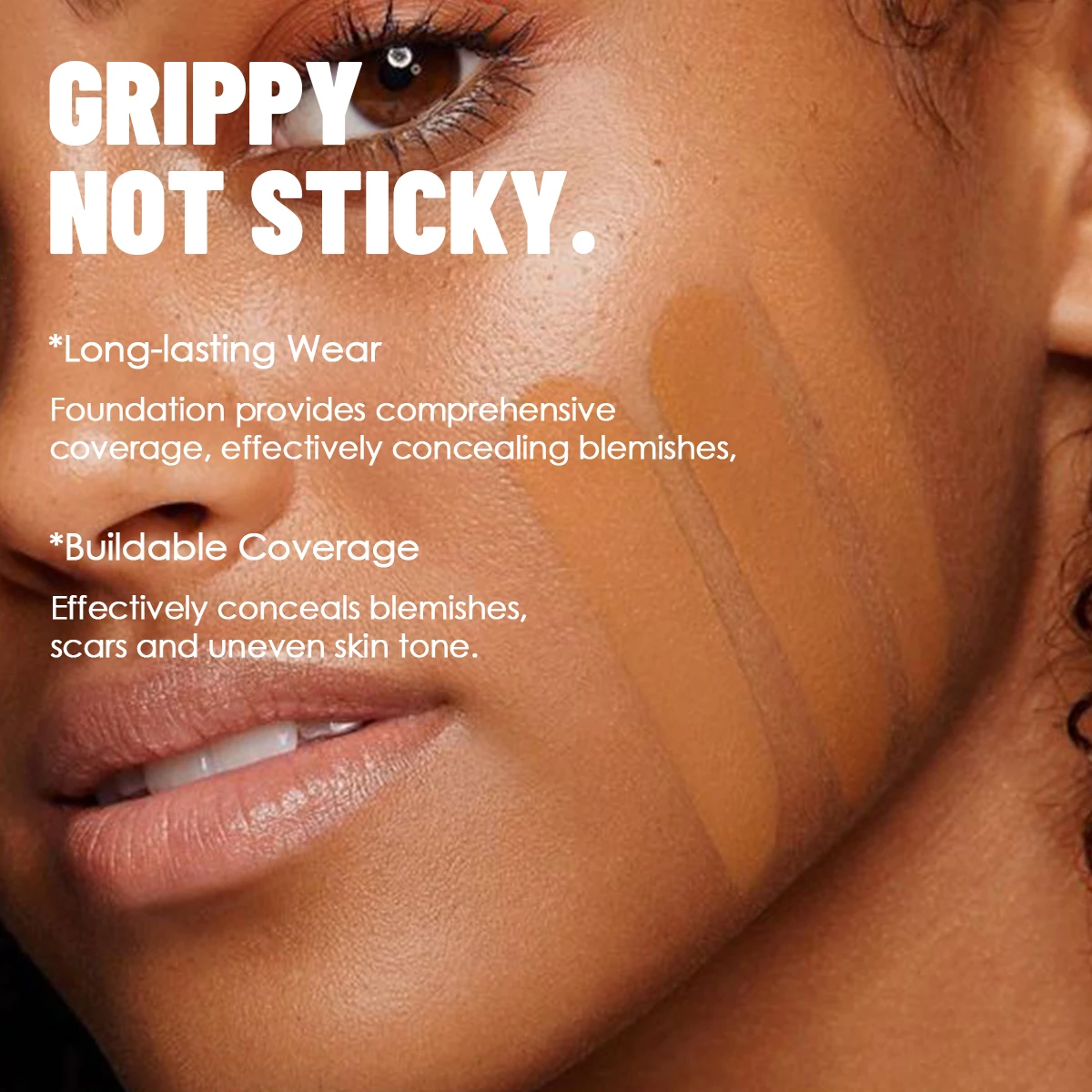 Description Picture 3 of item1PC Full Coverage, Covering Dark Circles, Natural,Concealer, Matte, Non-sticky, Liquid Foundation, Suitable for All Skin Types