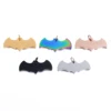 5PCS Stainless Steel Bat Blank Pendants Metal Polished Dangle Animal ID Charms for DIY Halloween Party Jewelry Necklace Supplies 4
