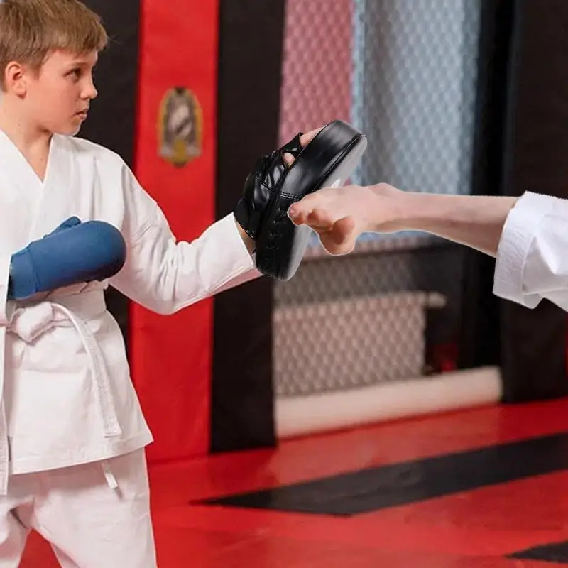 Boxing Pads Mitts MMA Pads Curved Thickened Boxing Mits Strike Pad Equipment Punching Mitts for Adults Kids Taekwondo