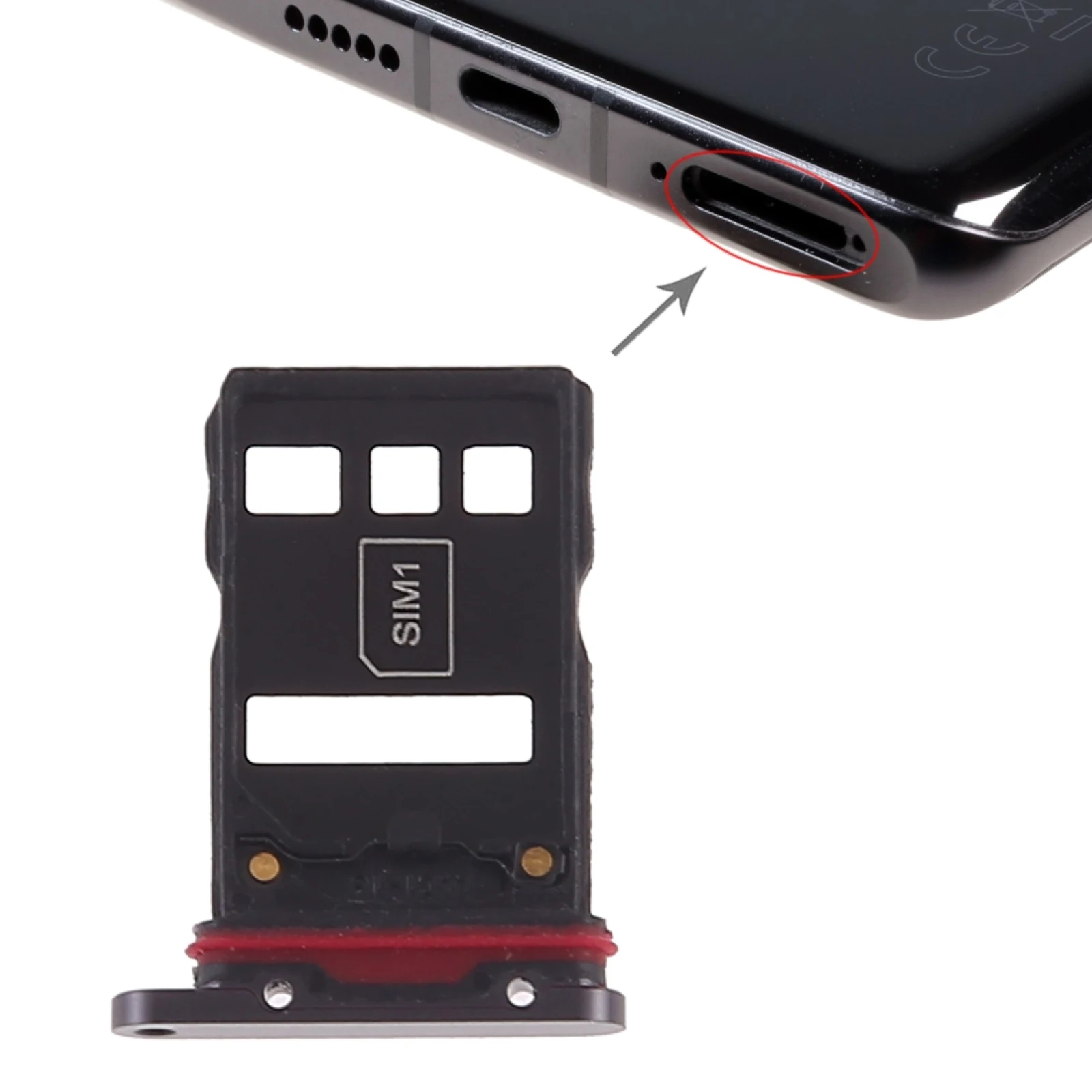 

Лоток для SIM-карты + лоток для карты нм для Huawei P30 Pro