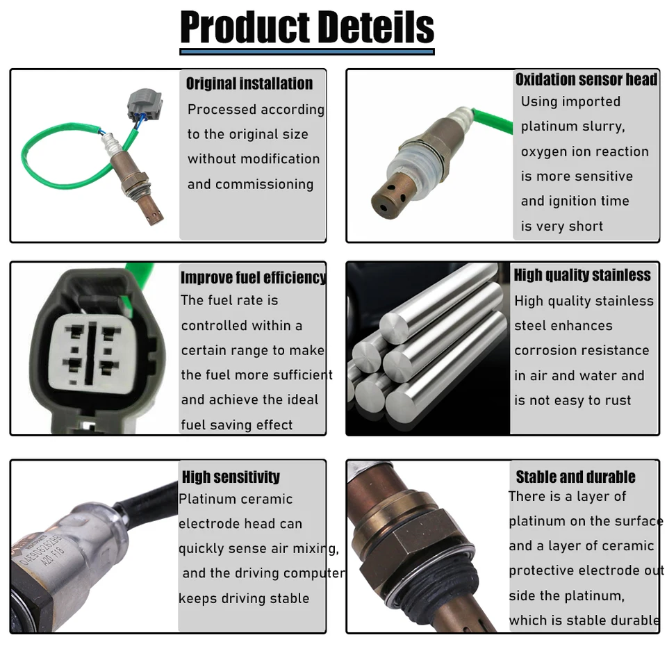 Oksijen O2 Sensörü Probu 234 4798 JAGUAR X TYPE S TYPE 3.0L VANDEN PLAS XJ8 XK8