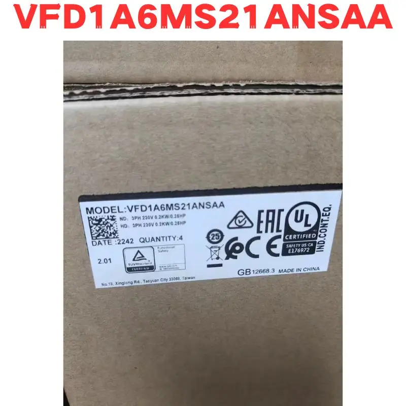 

Новый оригинальный инвертор VFD1A6MS21ANSAA