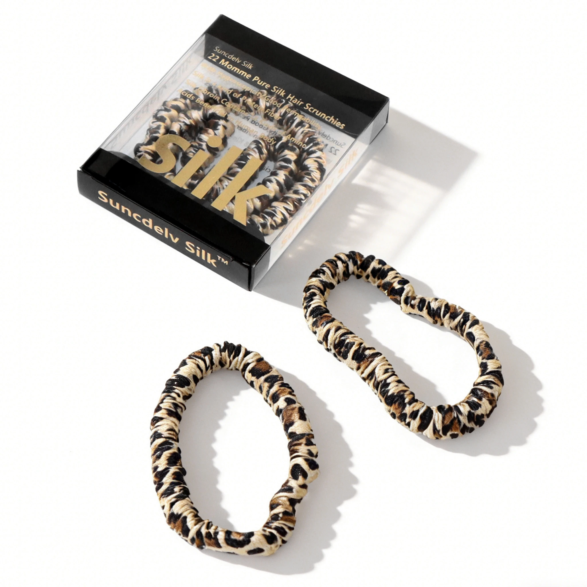 Luxurious Mulberry Silk Skinny Scrunchies Set – Anti-Crease, Gentle & Durable Hair Accessory