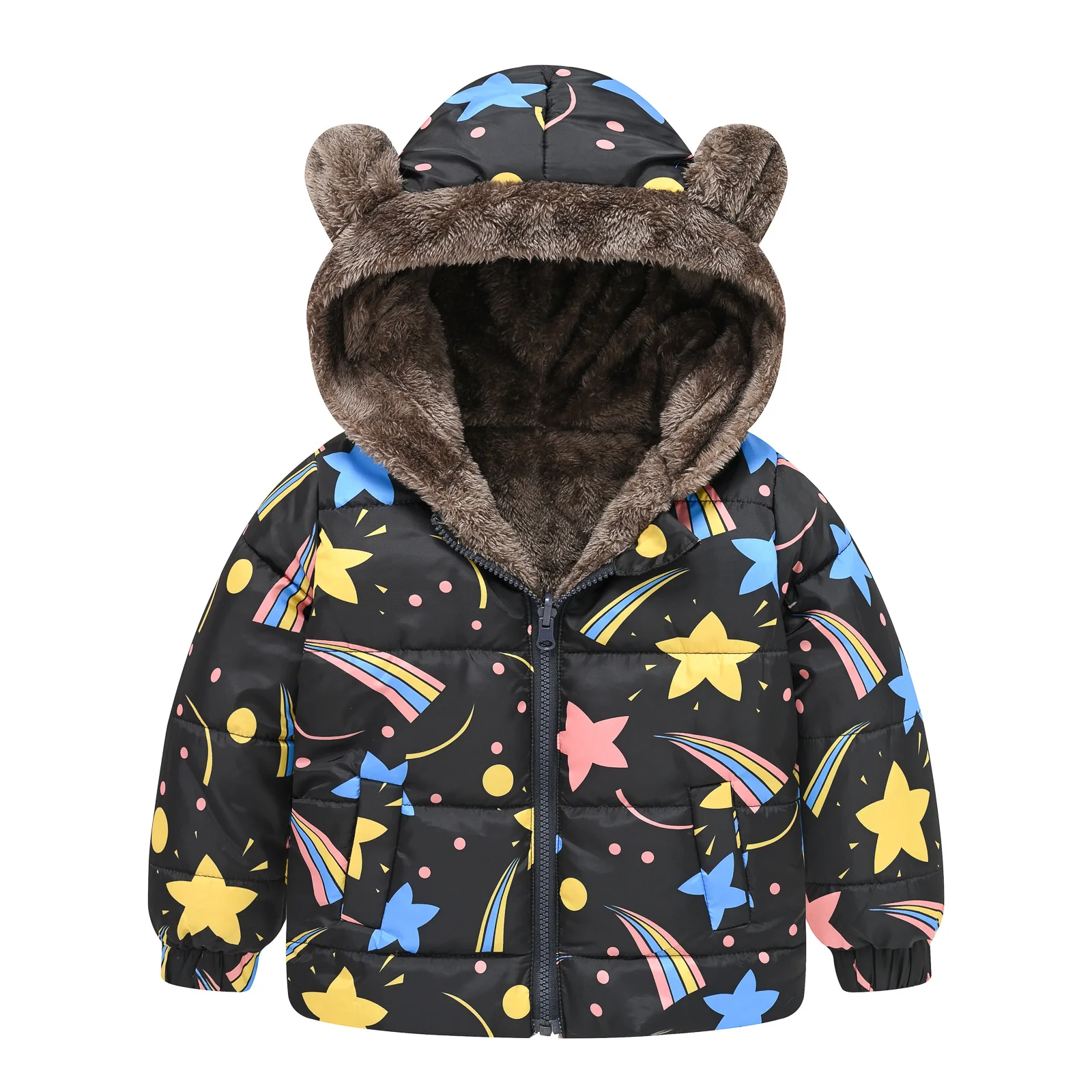 

Winter Children's Clothing for Boys and Girls Children Hooded Cotton-padded Coats Winter Clothes for Girls Boys Winter Jacket