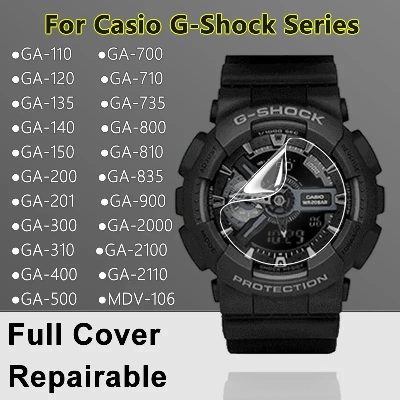 Pellicola Salvaschermo Per Casio Mdv-106 Ga-110 Ga-700 Ga-800 Ga-900 Ga-2100 Ga-2110 Ga 120 735 810 200 300 Pellicola Morbida Tpu-Non Vetro