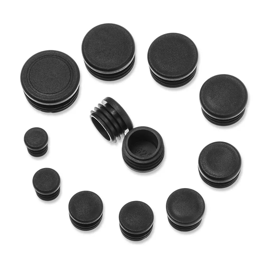 Chair Leg Caps Inner Hole Dust Cover 10pcs 12-45mm Furniture Leg Plug Chair Blanking End Caps Floor Protector chair leg caps furniture leg caps chair leg protector furniture foot protector furniture leg pads furniture foot pads rubber furniture feet pads furniture feet