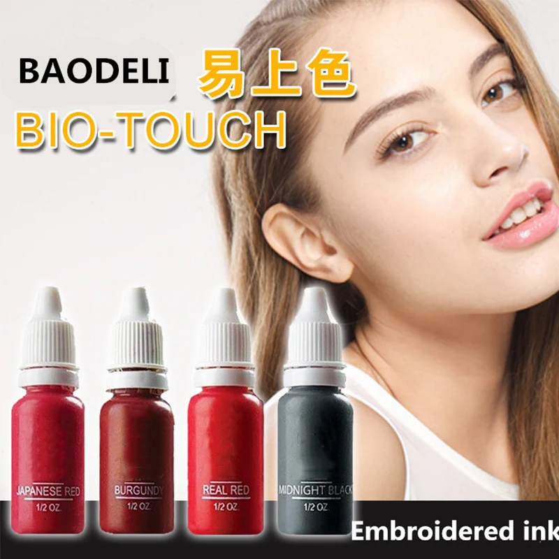 

6 шт., 15 мл, полуперманентный макияж, чернила для татуажа, чернила для бровей, губ, линий вокруг глаз, цвет татуажа, микроблейдинг, пигмент, стойкий, для татуировки